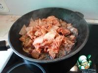 Жареная свинина с кимчи ингредиенты