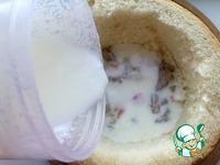 Говяжье рагу в хлебной чаше с мацони ингредиенты