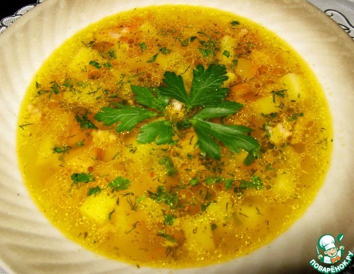 Рецепт: Картофельно-тыквенный суп