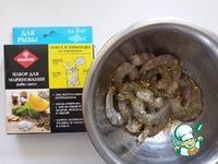 Креветки-гриль с соусом Блю чиз ингредиенты