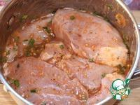 Свиные эскалопы в томатно-горчичном маринаде ингредиенты