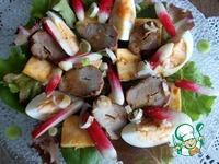 Летний салат с редисом и мясом ингредиенты