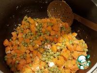 Морковь с горохом в белом соусе ингредиенты