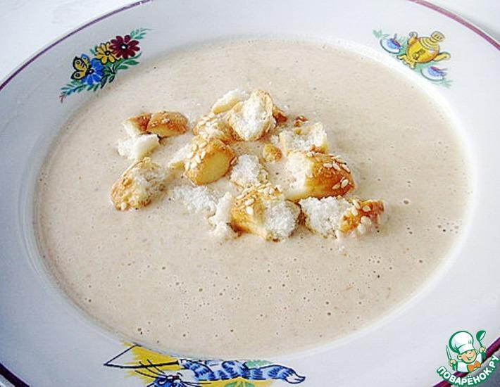 Рецепт: Луково-сырный суп-пюре