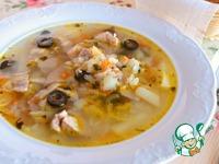 Рисовый суп со свининой и маслинами ингредиенты