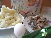 Картофельно-рисовые бруски с консервами ингредиенты