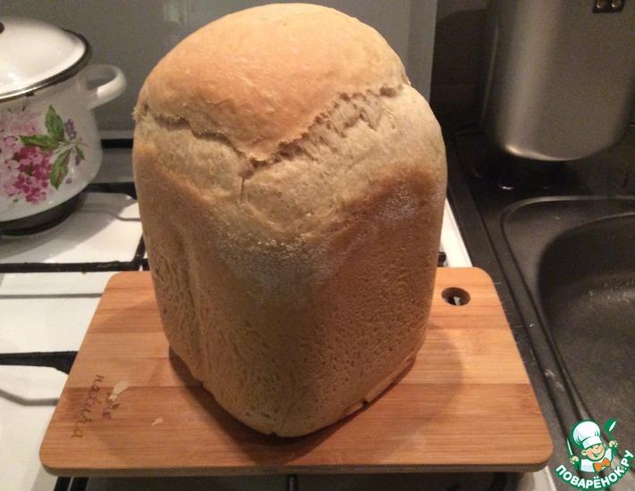 Рецепт: Белый хлеб Все просто в хлебопечке