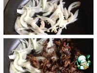 Рис с сушеными грибами и омлетом ингредиенты