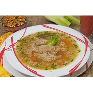 Суп со свининой и фенхелем
