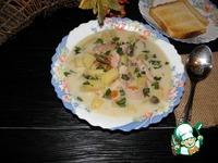 Сливочный суп с копченой курицей ингредиенты