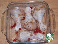 Куриные голени, запечённые с калиной ингредиенты