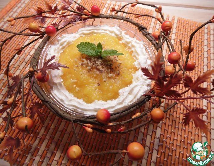 Рецепт: Тыквенно-ананасовый десерт