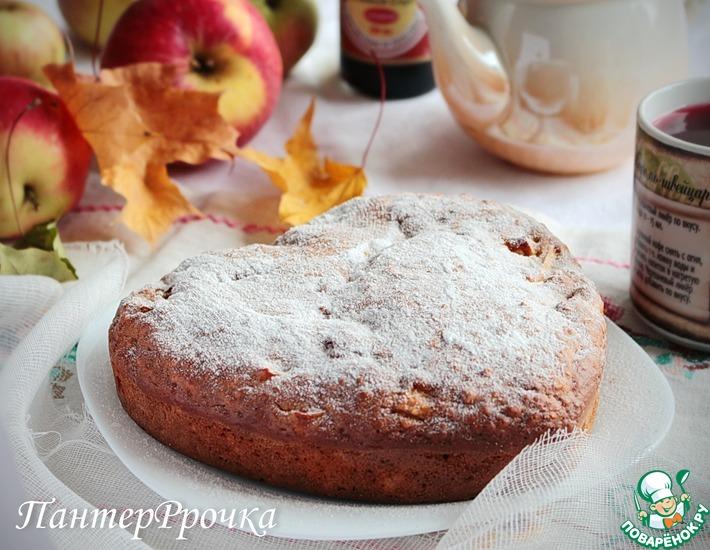 Рецепт: Яблочный кекс Рустик