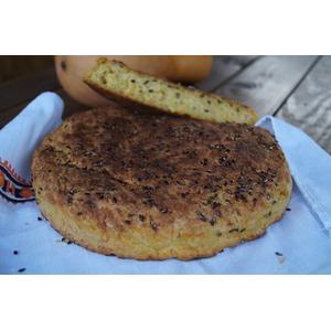 Тыквенно-овсяный хлеб с картофелем