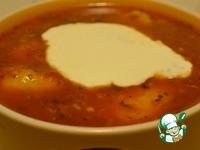 Томатный суп с манными клёцками ингредиенты