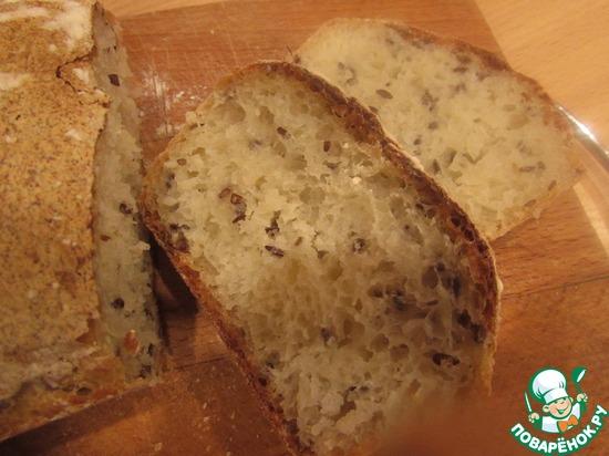 Хлеб пшеничный с семенами льна и кунжута по рецепту  xmxm /recipes/show/127909/