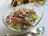 Капустный салат с зеленью и виноградом ингредиенты
