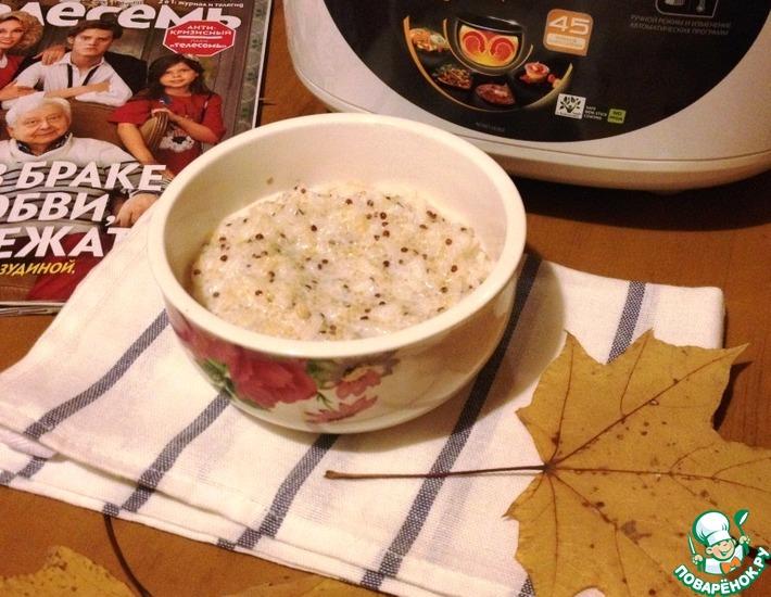 Рецепт: Молочная рисовая каша с киноа