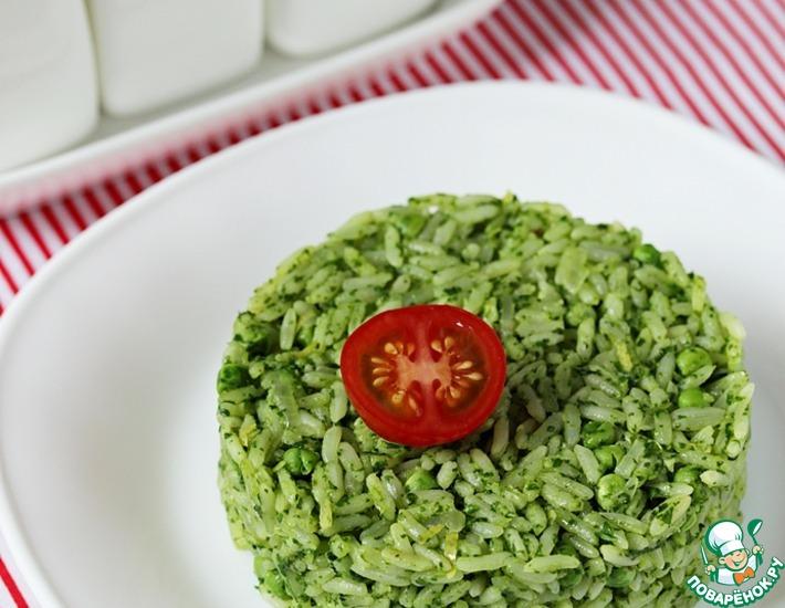 Рецепт: Зеленый рис
