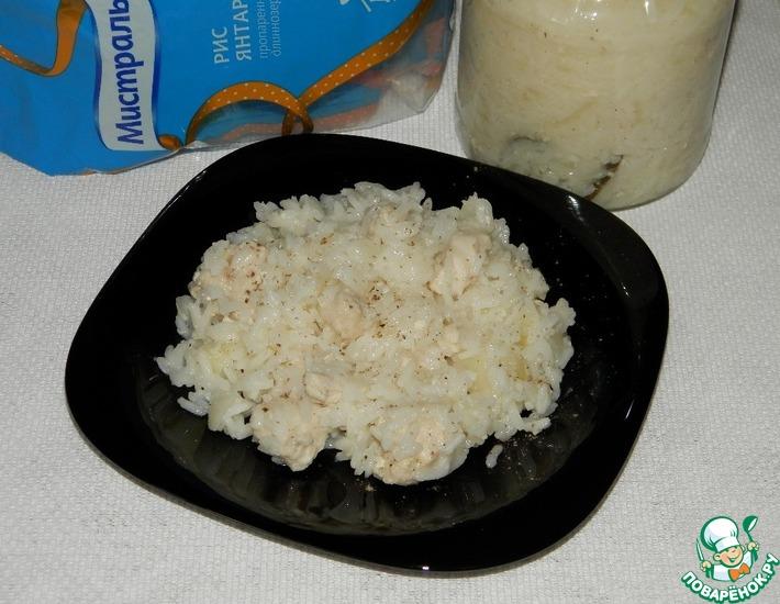 Рецепт: Каша рисовая «Студенческая» на зиму