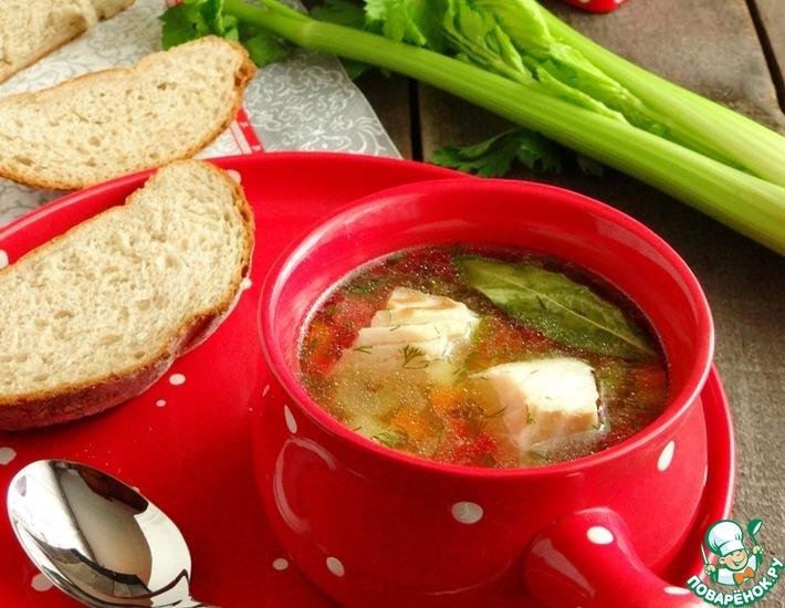 Рецепт: Овощной суп с треской