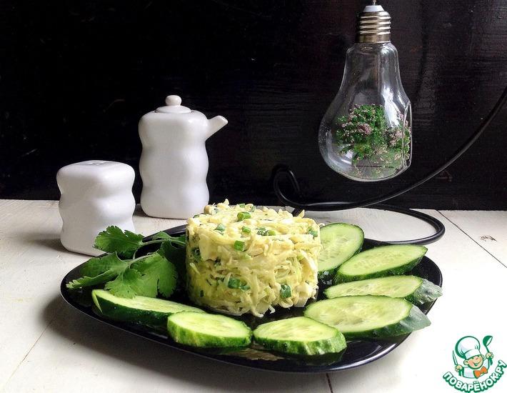 Рецепт: Салат с зеленой редькой Осенний