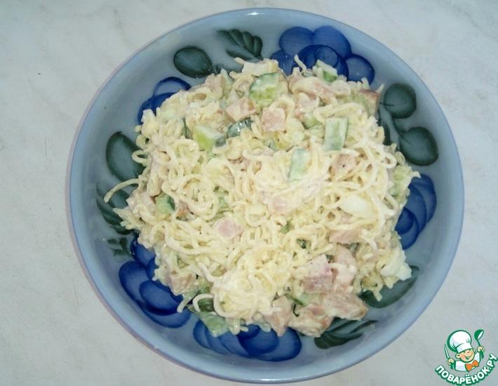 Рецепт: Салат с вермишелью