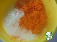 Морковный кекс с фруктовой прослойкой ингредиенты