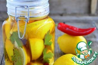 Рецепт: Маринованные лимоны с чили