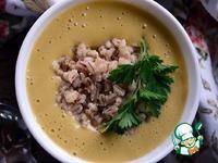 Овощной суп-пюре с жареной перловкой ингредиенты