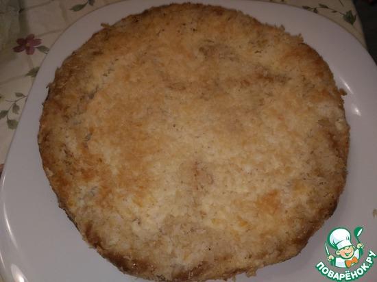 Пирог на кефире с кокосовой присыпкой