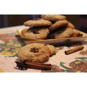 Орехово-овсяное печенье с черным перцем