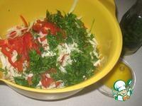 Салат из свежего кабачка и тыквы ингредиенты