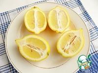 Рыбный салат в лимонных чашках ингредиенты