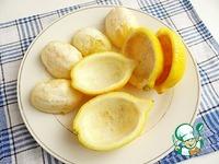 Рыбный салат в лимонных чашках ингредиенты