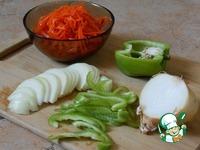 Паста с кальмарами и морковью по-корейски ингредиенты