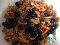 Рис с грибами и маслинами ингредиенты