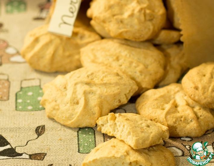 Рецепт: Печенье Бисквиты ореховые