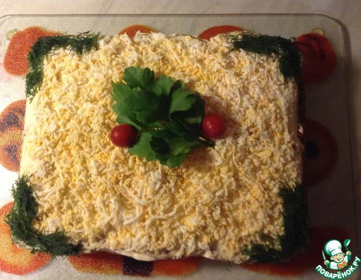 Рецепт: Торт бутербродный Шуба