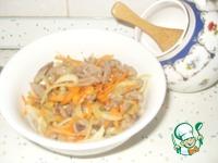 Салат закусочный Сердечки с маринованным луком ингредиенты