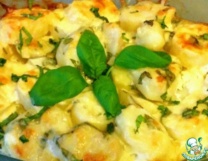 Рецепт: Картофель, запеченный с базиликом