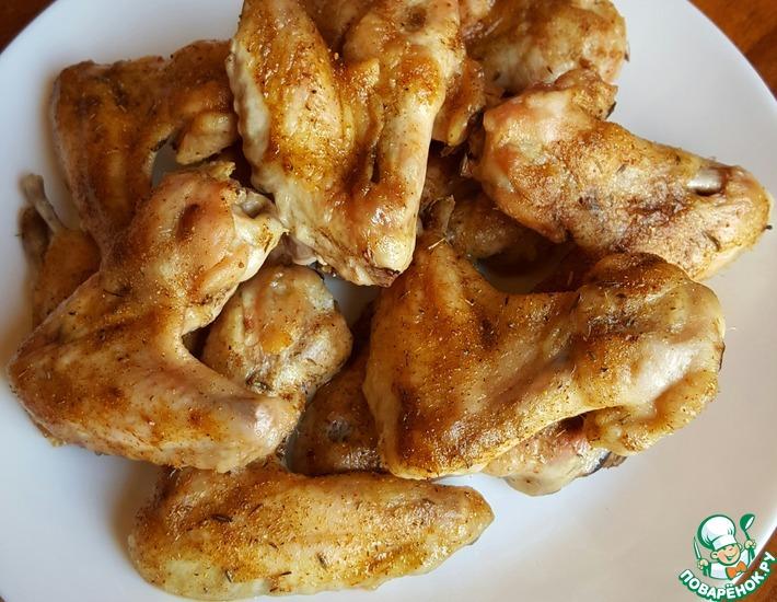 Рецепт: Крылья куриные в духовке