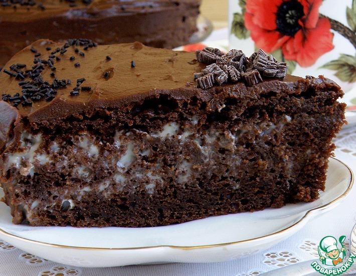 Рецепт: Торт шоколадный «Ретро»