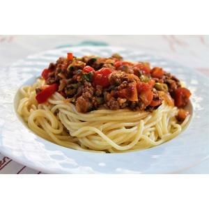 Спагетти болоньезе с овощами по-домашнему