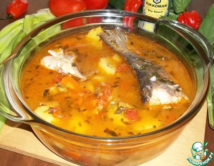 Рецепт: Рыбная похлебка Пеппер суп