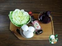 Салат со свеклой и яйцом пашот ингредиенты