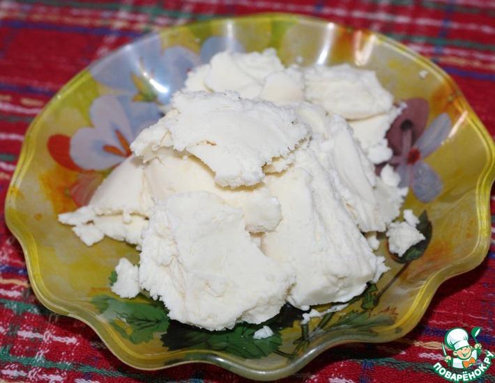 Рецепт: Ванильное мороженое из рикотты