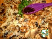 Яичный рулет с овощами и грибами ингредиенты