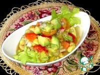 Салат с авокадо и овощами ингредиенты