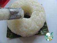 Рисовые колечки с рыбой и овощами ингредиенты